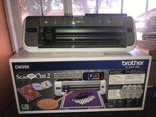 Brother Cm350 Scanncut 2 Electronic Cutting Machine With Rare Foil Kit &