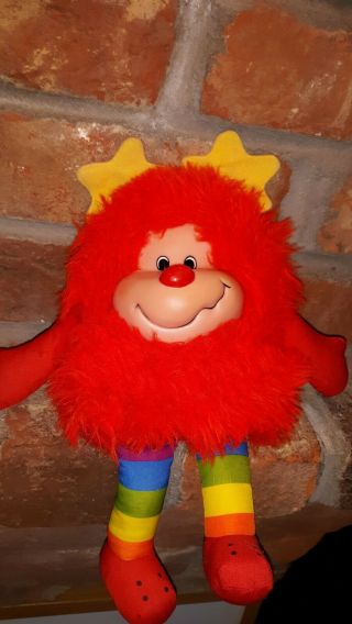 Vtg 1983 Rainbow Brite Romeo Red Sprite Hallmark Mattel Plush Stuffed 11 " Toy 12