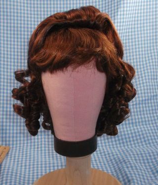 Vintage Auburn Red Doll Wig Sz 11 Full Of Curls Style Tallinas In Package