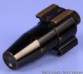 Leica Leitz Visor 35mm/50mm/135mm Torpedo Black Paint Universal Viewfinder Rare