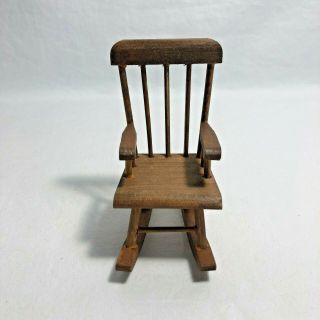 Shackman Dollhouse Furniture Vintage Boston Rocker Rocking Chair Miniature