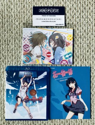 Hanamonogatari Suruga Devil Blu - ray Monogatari Aniplex Anime OOP Region A RARE 2