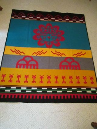 Pendleton Woolen Mills Beaver State Blanket,  Rare Native American Design 2