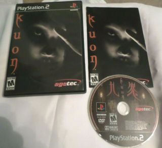 Kuon Playstation 2 Agetec Horror Game Complete Ps2 Very Rare