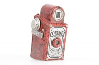 :coronet Midget 16mm Subminiature Red Camera [rare]