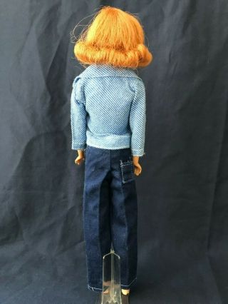Vintage 1960 ' s Barbie Clone Clothes Blue Collar Shirt Jeans tag Hong Kong 3