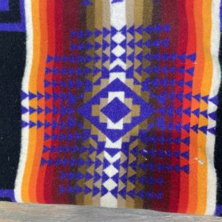 RARE Vintage Pendleton Chief Joseph Beaver State Blanket Made In USA Shawl 3