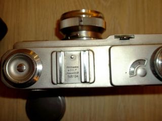Rare Camera Kiev - 2 1950 onwards No.  505134 with ZK 2/50 lens.  Sharp No.  5002896 3