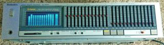 Technics Stereo Graphic Equalizer Sh - 8055 24 Band Rare Made In Japan Silver Face
