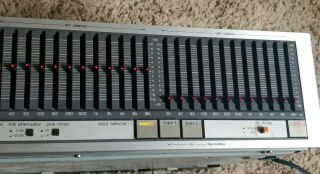 Technics Stereo Graphic Equalizer SH - 8055 24 Band Rare Made In Japan Silver Face 3