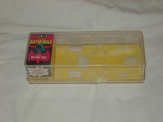 Box Only Rare K&b Batmobile Slot Car Complete Clear Display All Paper Stickers