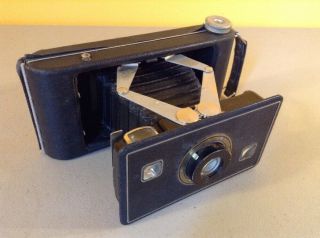 Vintage Antique Eastman Kodak Box Folding Camera Jiffy Six - 16 Series Ii