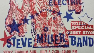 RARE Janis Joplin 1970 Steve Miller Seattle Band Concert Poster Flyer 2