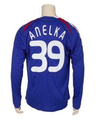 Nicolas Anelka - France Vs England Match Worn Jersey,  2008 100 Authentic - Rare
