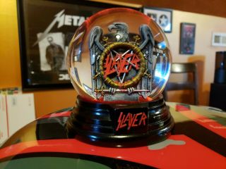 Slayer 2016 Vip Reign In Blood Snow Globe Rare And Hard To Find.  Coolest Swag
