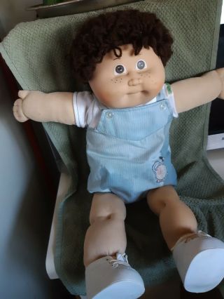 Cabbage Patch Kids Dolls Vintage (pre - 1990) Boy With Brown Hair