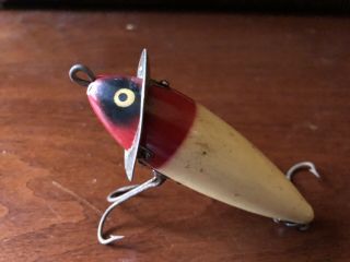 Vintage Tackle Heddon 210 Surface Old Wood Collectible Bass Fishing Lure