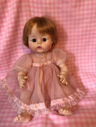 Vintage 1965,  Madame Alexander Baby Doll In,  All Vinyl Body