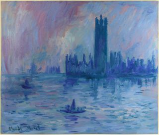 Claude Monet Signed Rare Oil Painting W,  Manet,  Van Gogh Era