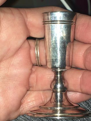 Vintage Silver Mini Vase Urn Toothpick Holder P.  Tauerssohne 2 3/4