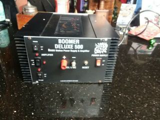 Boom Deluxe 500 Base Station Power Supply & Linear/amplifier Old School Rare