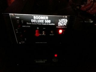 Boom Deluxe 500 Base Station Power Supply & Linear/Amplifier Old School Rare 2
