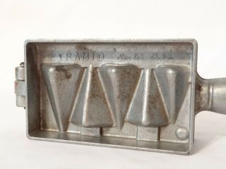 Vtg Pyramid PSM10 Triangle Sinker Mold DIY Fishing Weights 2 3 4 5 and 6 oz 3