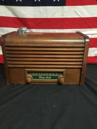 Rare Vintage 1946 Radio Matic Coin Oper.  Radio