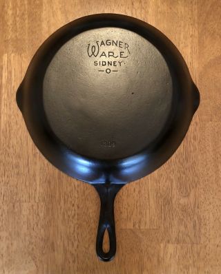Rare Vintage Wagner Sidney O 1389 Cast Iron Chef Skillet 11 Inches Restored