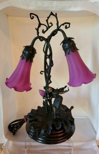 Rare Disney Nightmare Before Christmas Lamp - Sally The Seamstress - Purple Glas