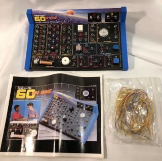 Vintage Science Fair - 60 in One Electronic Project Lab - Radio Shack - 28 - 261 2