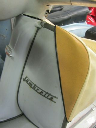Rare Orig.  Italian Lambretta Ser.  3 Li/TV/SX Legshield Accessory Bag ULMA/VIGANO 2