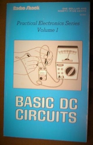 Vintage Radio Shack Micronta 1,  000 OHMS/Volt Multitester and Basic DC Book 2