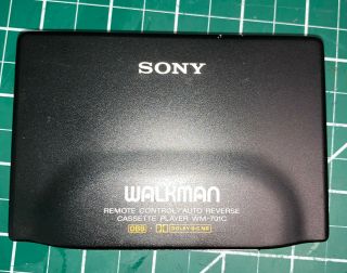 Sony Stereo Cassette Walkman Player Wm - 701c Dobly B And C Black Japan Rare