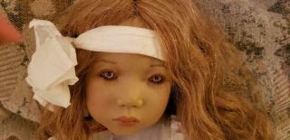 Sanfra Doll 34 " By Annette Himstedt - Very Rare Doll From Italy Eug