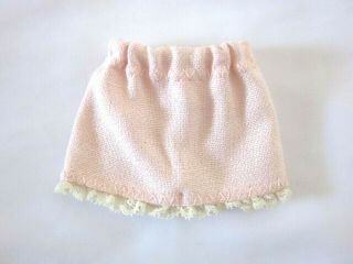 Vintage Barbie Pink Shorts With White Lace Trim 1960s