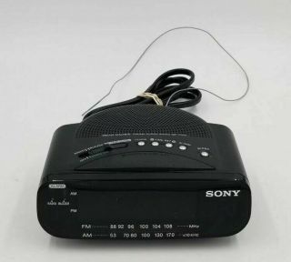 Vintage Sony Icf - C212 Dream Machine Am/fm Clock Alarm Radio