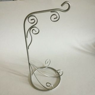 10 " Metal Tabletop Stand Hook Hanging Candle Lantern Holder