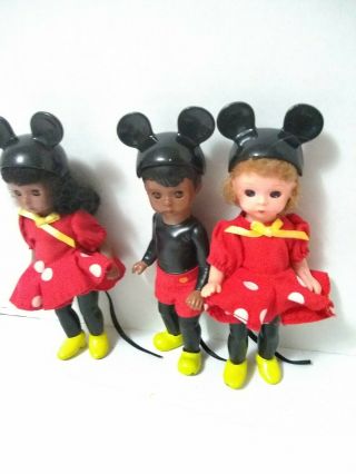 Vintage Madame Alexander Mouseketeer Dolls Mcdonalds