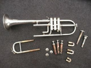 Rare Old Bb Trumpet By Mahillon Bruxelles - Around 1920