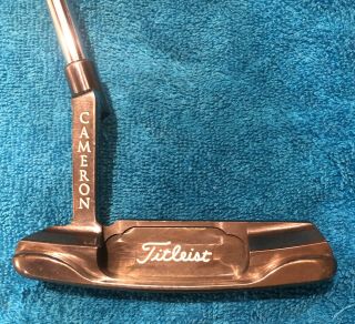 Rare Scotty Cameron Oil Can Newport Putter Aop 34” W/ Headcover