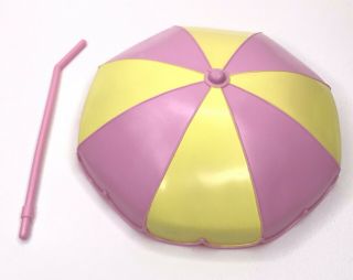 Vintage Barbie Tropical Pool & Patio Playset Replacement Table Umbrella & Pole