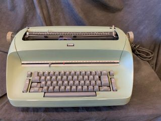 Vintage 1960’s Ibm Selectric Typewriter Compact Model 1 I Rare Green