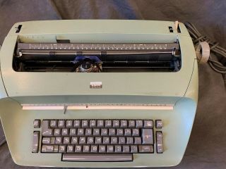Vintage 1960’s IBM Selectric Typewriter Compact Model 1 I RARE Green 2