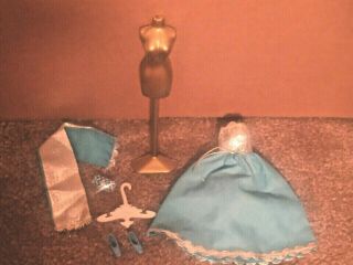 Vintage Dawn Doll Clothes Blue Belle