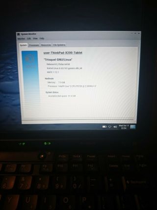 Libreboot Lenovo Thinkpad X200 w/ rare CPU@2.  53GHz & 8GB RAM (, Trisquel OS) 2