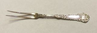 Antique Victorian Wm Rogers Yale 2 Pronged Berry Fork 4 3/4” 1894