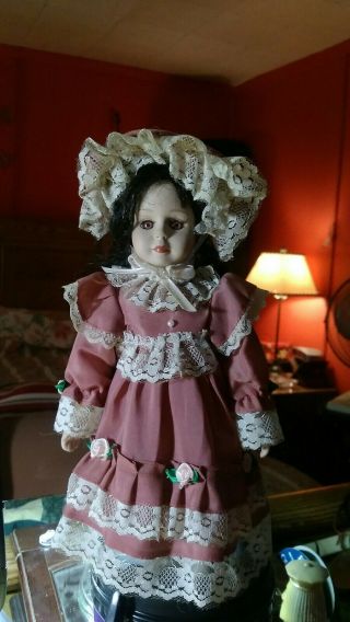 Porcelain Vintage Bisque Doll 10 Inch 