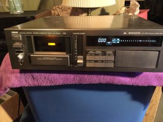 Yamaha Cassette deck KX - 1200U,  rare titanium finish 2
