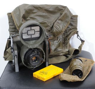 Rare Wwii Ph - 501 Combat Camera Us Army Military 2x3 Simmon Bros Camera